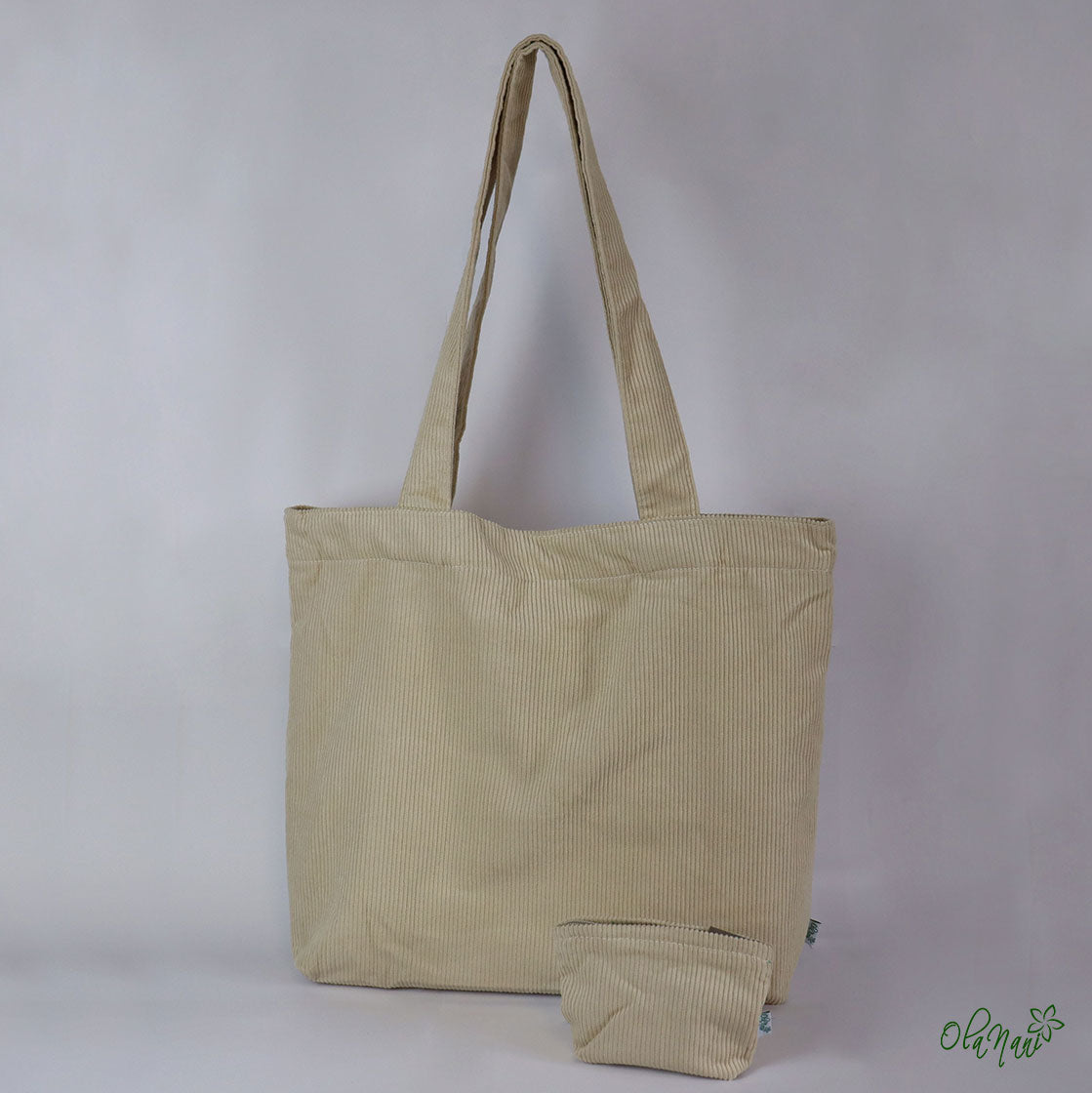 Set • Handtasche & Etui aus Cord