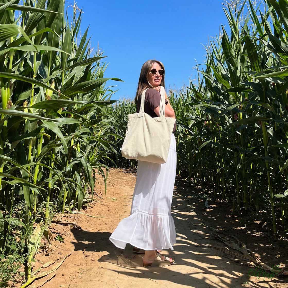 Handtasche aus Cord