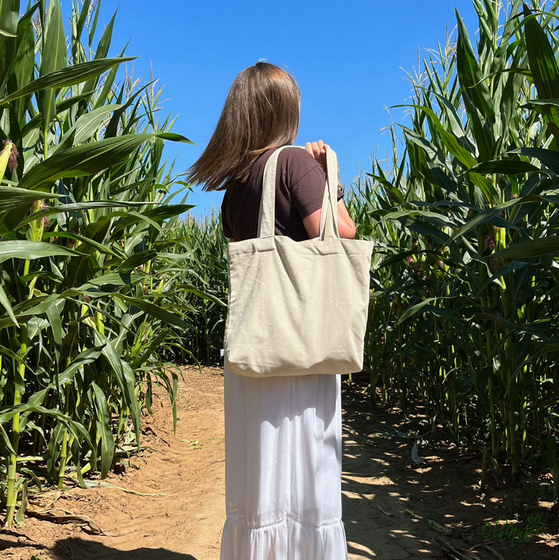 Handtasche aus Cord