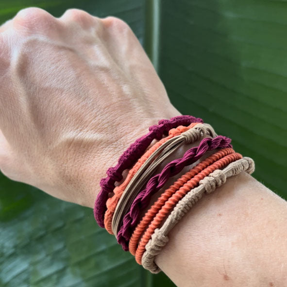 Arm- & Haarband OlaNani-Set • Herbst