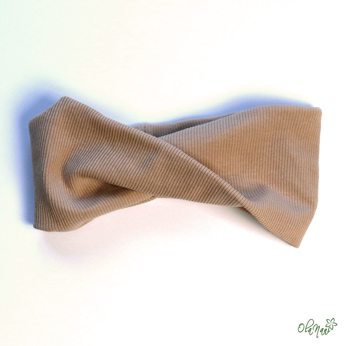 Scrunchie & Haarband twisted Set • Taupe