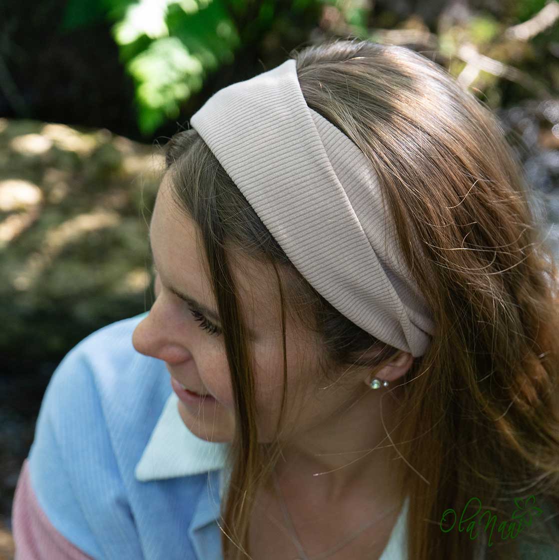 Haarband twisted • Taupe