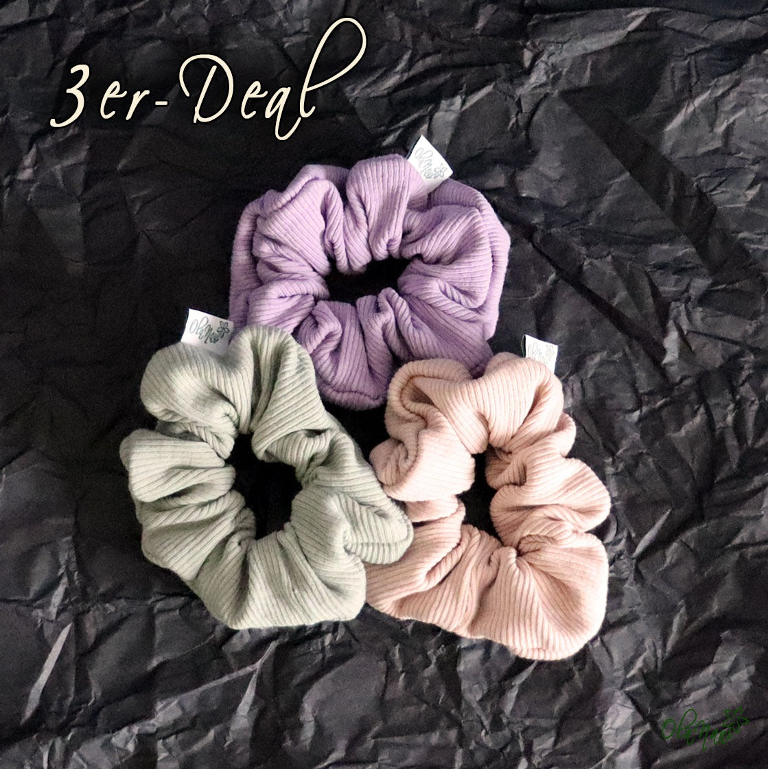 Danke-Deal - 3 Scrunchies